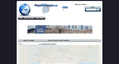 Desktop Screenshot of mapadeespana.net