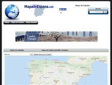 Tablet Screenshot of mapadeespana.net